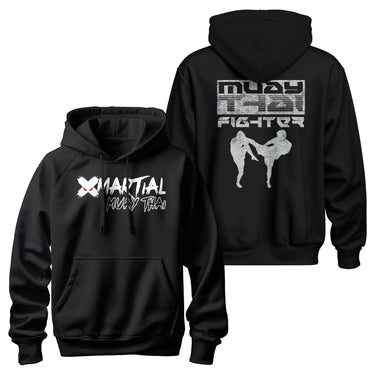 Muay Thai Hoodie Fighter Kick XMARTIAL