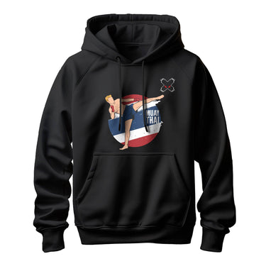 Muay Thai Hoodie Front Kick XMARTIAL