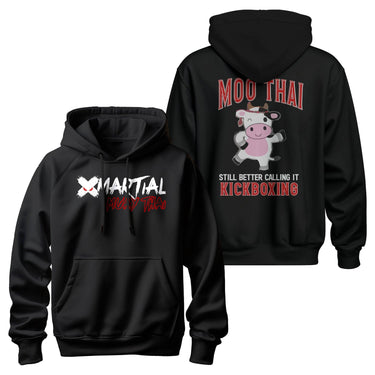 Muay Thai Hoodie Moo Thai Kicks XMARTIAL