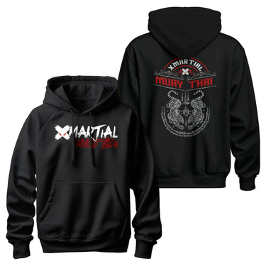 Muay Thai Hoodie Tiger Fury XMARTIAL