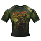 NecroRoll BJJ Rash Guard XMARTIAL