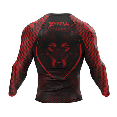 Night Wolf BJJ Rash Guard XMARTIAL
