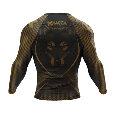 Night Wolf BJJ Rash Guard XMARTIAL