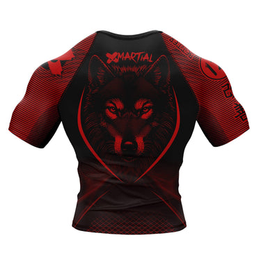 Night Wolf BJJ Rash Guard XMARTIAL