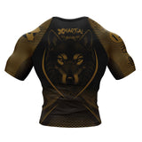 Night Wolf BJJ Rash Guard XMARTIAL