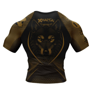 Night Wolf BJJ Rash Guard XMARTIAL