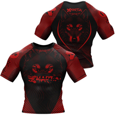 Night Wolf BJJ Rash Guard XMARTIAL
