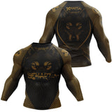 Night Wolf BJJ Rash Guard XMARTIAL