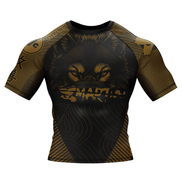 Night Wolf BJJ Rash Guard XMARTIAL