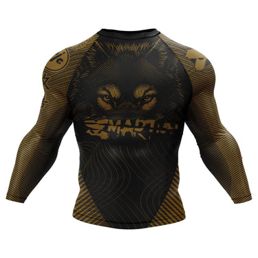 Night Wolf BJJ Rash Guard XMARTIAL