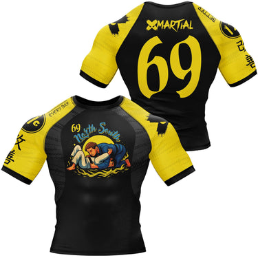 North South 69 BJJ Rash Guard XMARTIAL