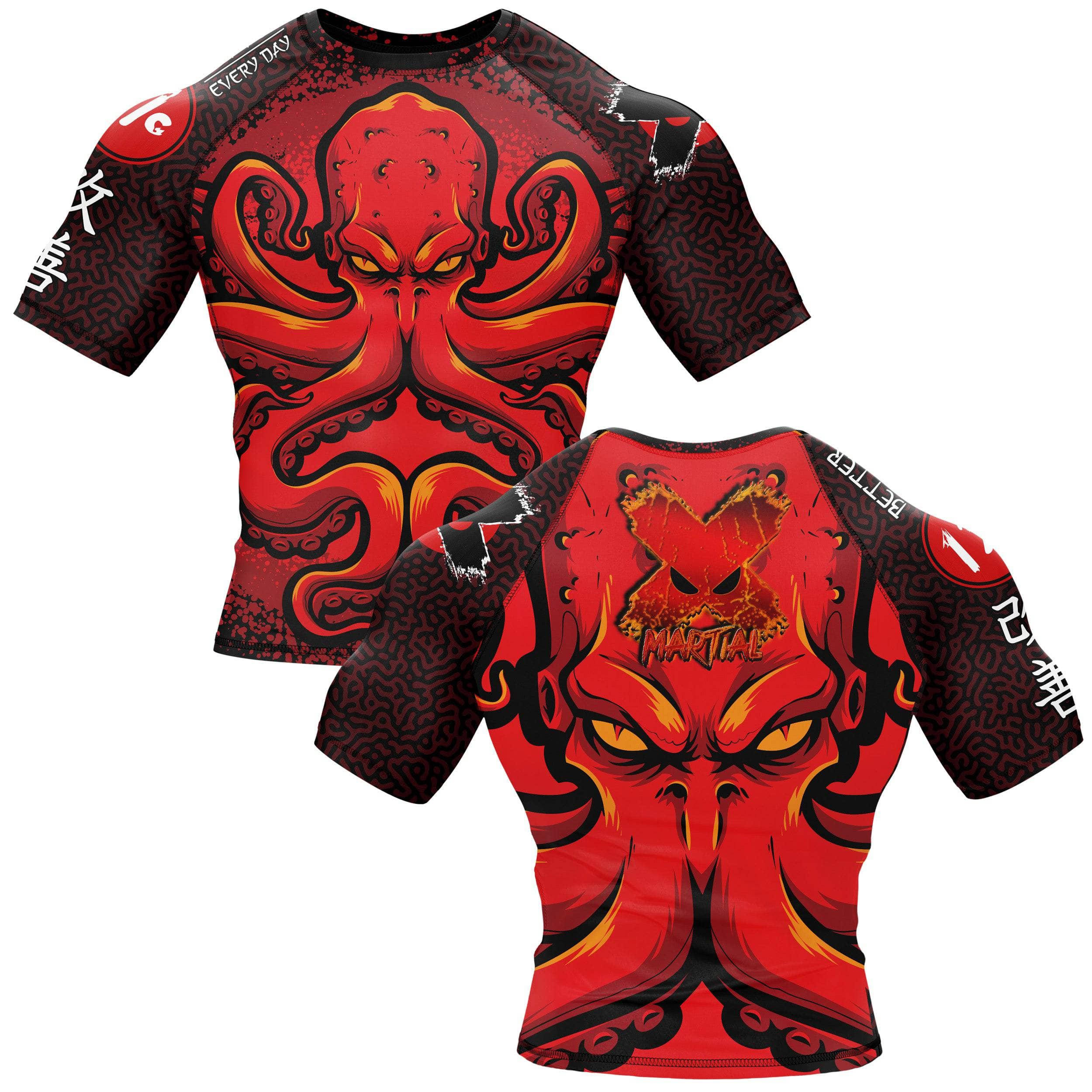 Octopus Rash Octopus BJJ Rash Guard - XMARTIAL