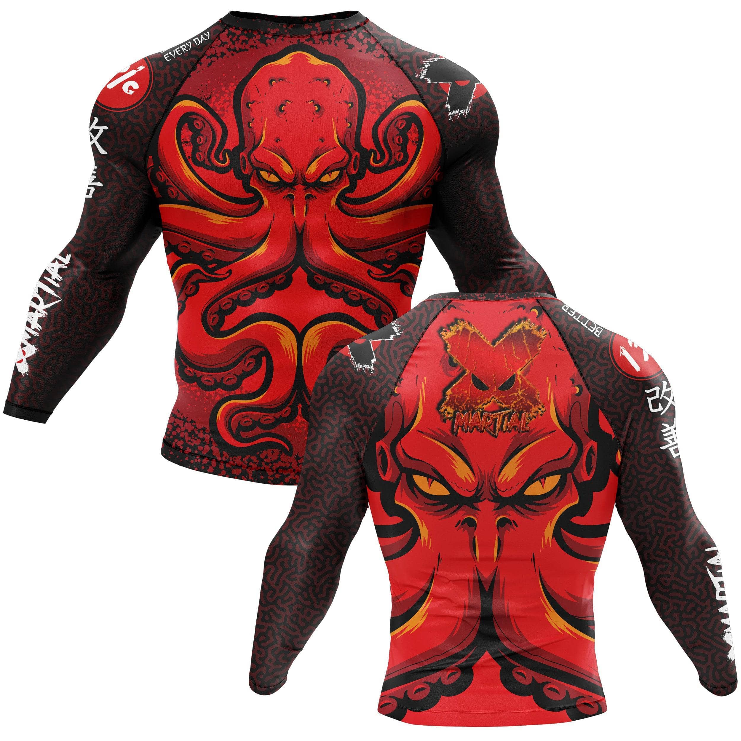 Octopus Rash Octopus BJJ Rash Guard - XMARTIAL