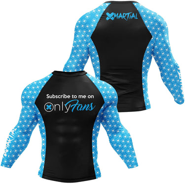 Only Fans Shortsleeve BJJ Rash Guard XMARTIAL