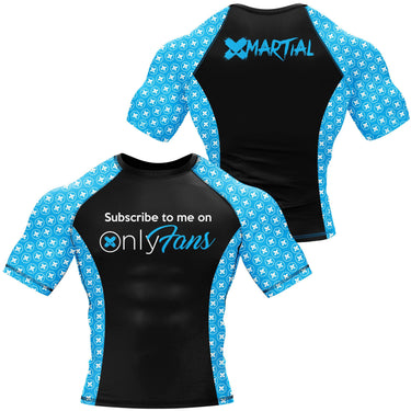Only Fans Shortsleeve BJJ Rash Guard XMARTIAL