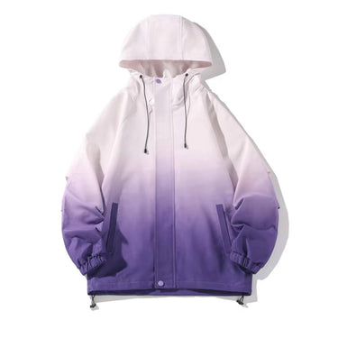 Oversized Gradient Loose Bomber Jacket XMARTIAL