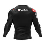 Panda Chair Shot BJJ Rash Guard XMARTIAL