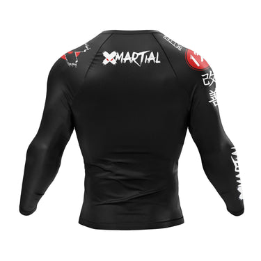 Panda Chair Shot BJJ Rash Guard XMARTIAL
