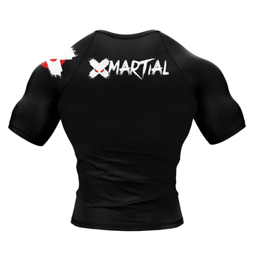 Panda Chair Shot BJJ Rash Guard XMARTIAL