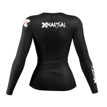 Panda Chair Shot Women’s BJJ Rash Guard XMARTIAL