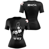 Panda Chair Shot Women’s BJJ Rash Guard XMARTIAL