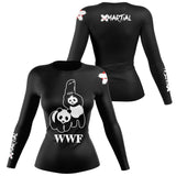 Panda Chair Shot Women’s BJJ Rash Guard XMARTIAL