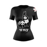 Panda Chair Shot Women’s BJJ Rash Guard XMARTIAL