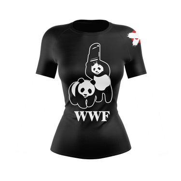 Panda Chair Shot Women’s BJJ Rash Guard XMARTIAL