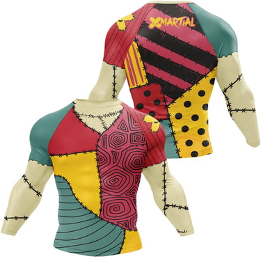 Patchwork Grip BJJ Rash Guard XMARTIAL