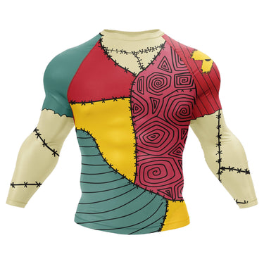 Patchwork Grip BJJ Rash Guard XMARTIAL
