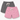 Pink Plain Hoochie Daddy Shorts XMARTIAL