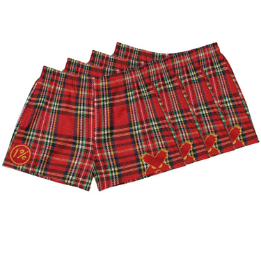 Plaid Pressure Hoochie Daddy Shorts XMARTIAL