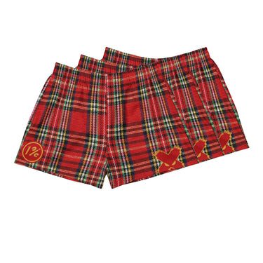 Plaid Pressure Hoochie Daddy Shorts XMARTIAL