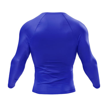 Premium Long Sleeve Blue Compression Shirt XMARTIAL