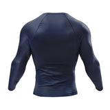 Premium Long Sleeve Navy Compression Shirt XMARTIAL