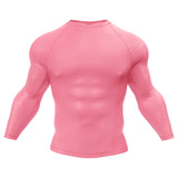 Premium Long Sleeve Pink Compression Shirt XMARTIAL