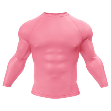 Premium Long Sleeve Pink Compression Shirt XMARTIAL