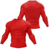 Premium Long Sleeve Red Compression Shirt XMARTIAL