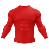 Premium Long Sleeve Red Compression Shirt XMARTIAL