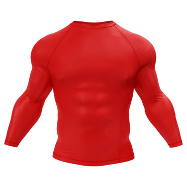 Premium Long Sleeve Red Compression Shirt XMARTIAL