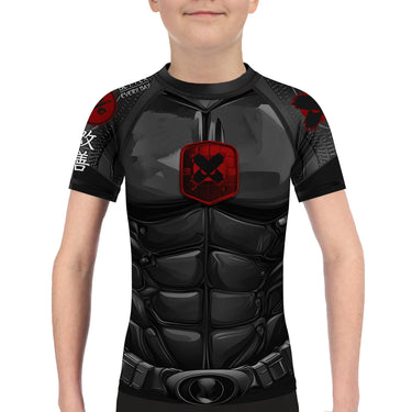 Predator Bat Hero Kids BJJ Rash Guard XMARTIAL