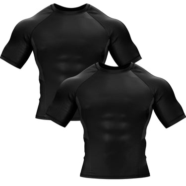 Premium Black BJJ Rash Guard XMARTIAL