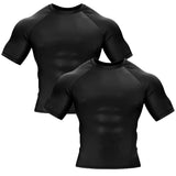 Premium Black BJJ Rash Guard XMARTIAL