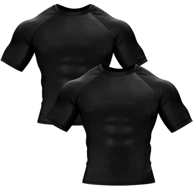 Premium Black BJJ Rash Guard XMARTIAL