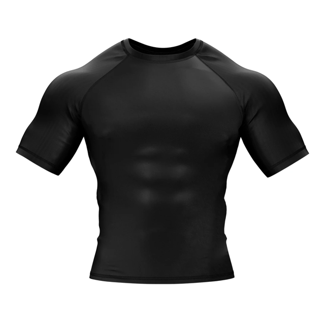 Premium Black BJJ Rash Guard - XMARTIAL
