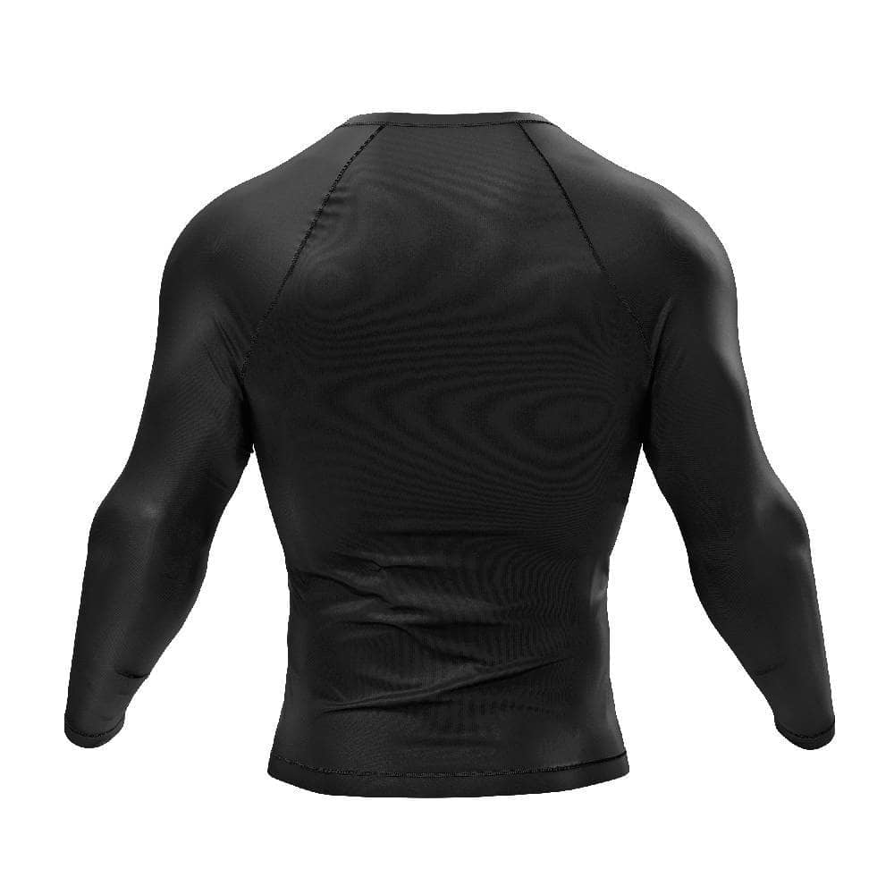 Premium Black BJJ Rash Guard - XMARTIAL