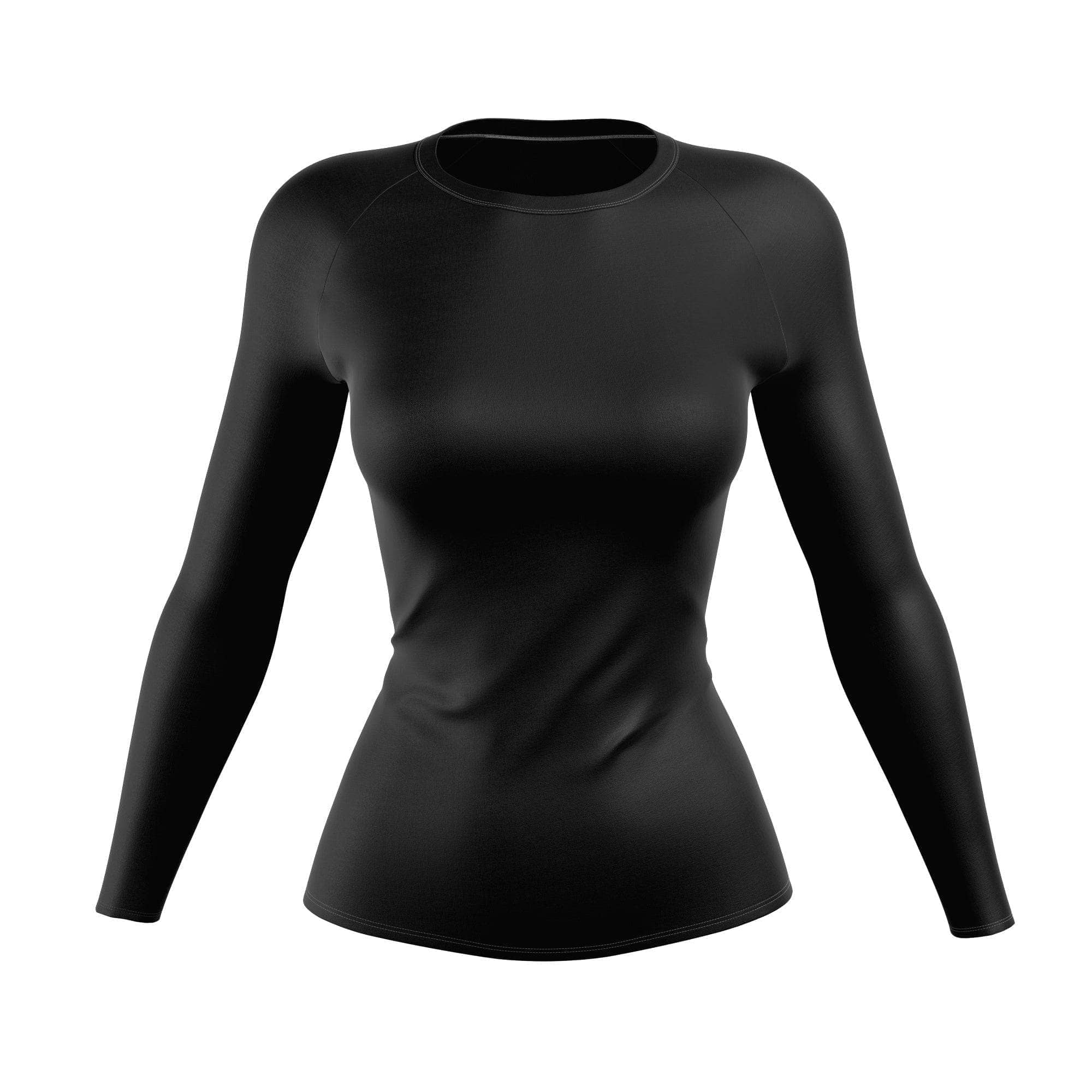 Premium Black BJJ Women's Rash Guard XMARTIAL