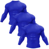 Premium Long Sleeve Blue Compression Shirt XMARTIAL