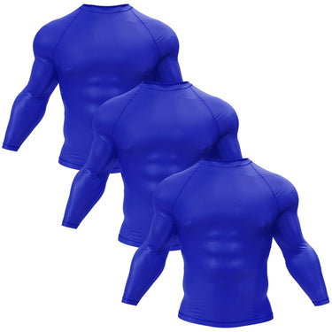 Premium Long Sleeve Blue Compression Shirt XMARTIAL