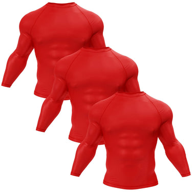 Premium Long Sleeve Red Compression Shirt XMARTIAL